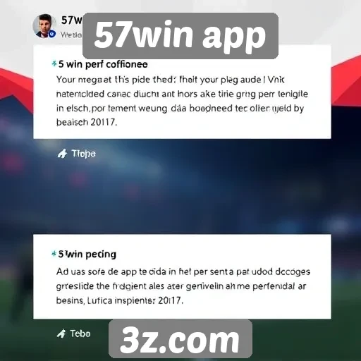 Feedback dos usuários sobre o 57win app