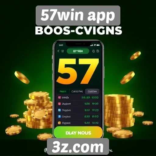 Plataforma 57win app apresenta bônus de boas-vindas